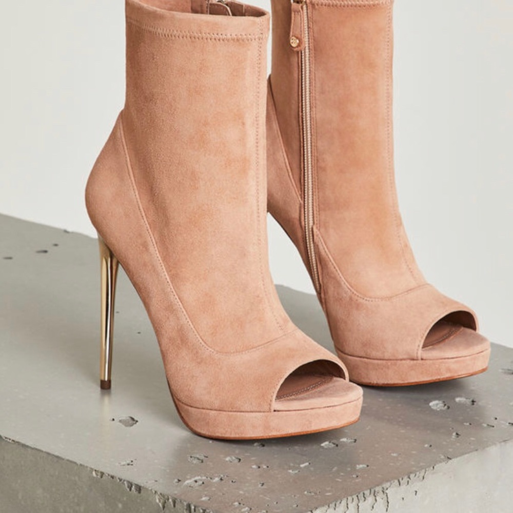 BCBG Bali Suede Stiletto Bootie